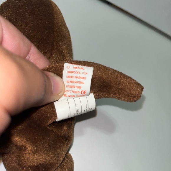 TY Beanie Baby - Seaweed the Otter - P.V.C Retired w. Tag Errors (1995/1996) - Picture 5 of 5